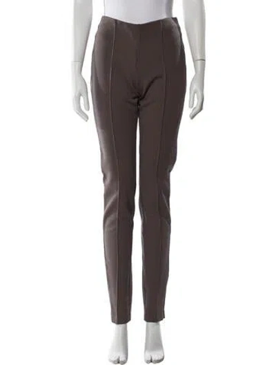 Pre-owned Totême Rodi Skinny Leg Pants In Brown