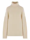 Totême Roll-neck Sweater In Neutral