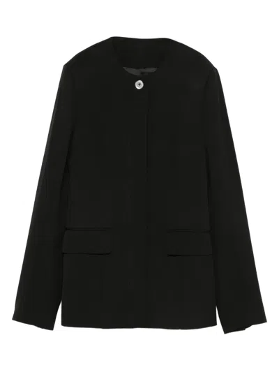 Totême Jacke Mit Rundem Ausschnitt In Blue