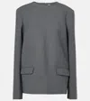 Totême Round-neck Top In Grey