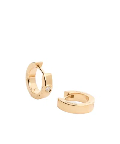 Totême Round Stud Earrings In Gold