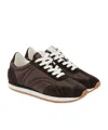 Totême Toteme Pre Nylon Low Top Sneakers In Brown