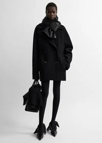 Totême Rounded Peacoat Black