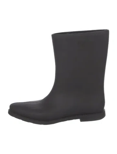 Pre-owned Totême Rubber Rain Boots In Black