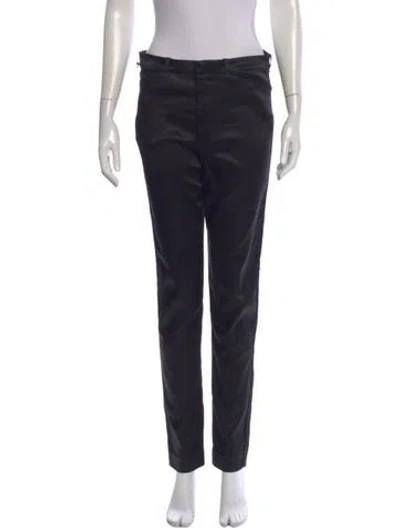 Pre-owned Totême Ruiz Straight Leg Pants In Black