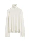 Totême Toteme S. Sleeve Turtleneck White In White