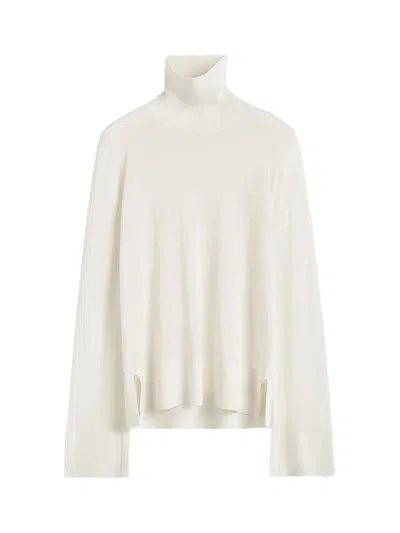 TOTÊME TOTEME S. SLEEVE TURTLENECK WHITE