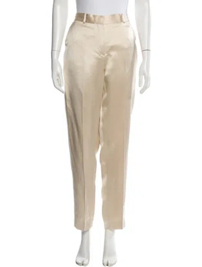 Pre-owned Totême Sable Straight Leg Pants W/ Tags In Neutral