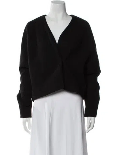 Pre-owned Totême Santos Wool Evening Jacket In Black