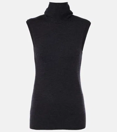 TOTÊME SASH WOOL-BLEND SWEATER