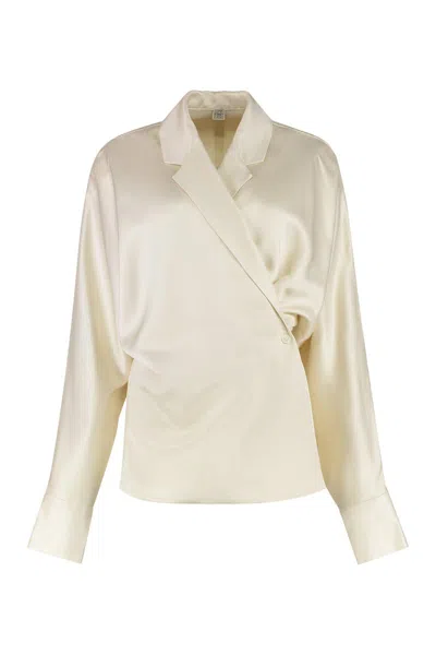 TOTÊME TOTEME SATIN BLOUSE