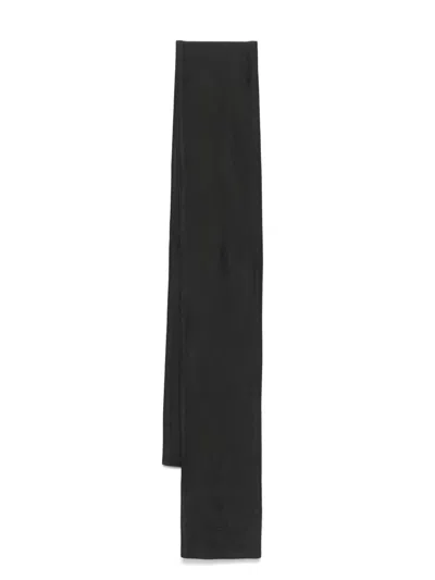 Totême Satin Scarf In Schwarz