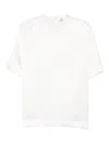 Totême Satin T-shirt In White