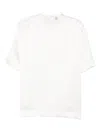 Totême Toteme Longline Wool Blend Knit T-shirt In White