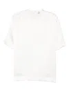 Totême Satin T-shirt In White