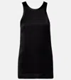 Totême Toteme Satin Tank Top In Black