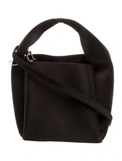 Pre-owned Totême Satin Tote Petite In Black
