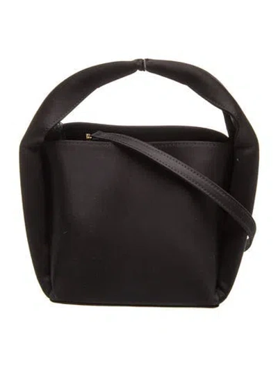 Pre-owned Totême Satin Tote W/ Tags In Black