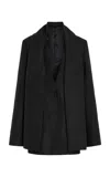 Totême Scarf Blazer In Gray