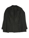 Totême Tailored Blazer Jacket Scarf In Green