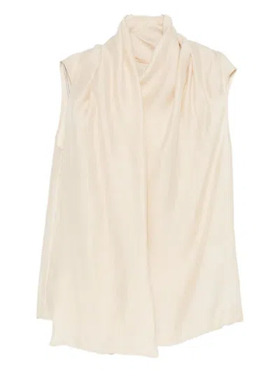 Totême Toteme Scarf Blouse In Neutral