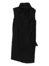Totême Scarf Midi Dress In Black