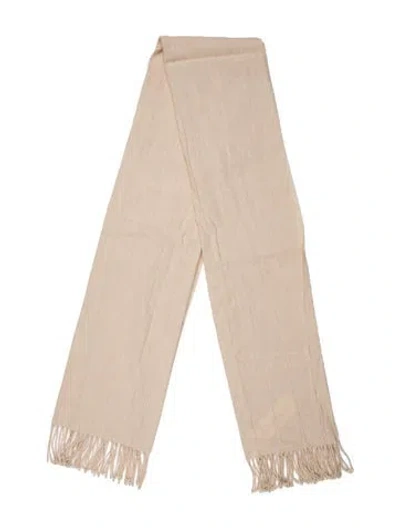 Pre-owned Totême Scarf W/ Tags In Neutral