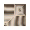 Totême Toteme Women Monogram Silk Scarf In Brown