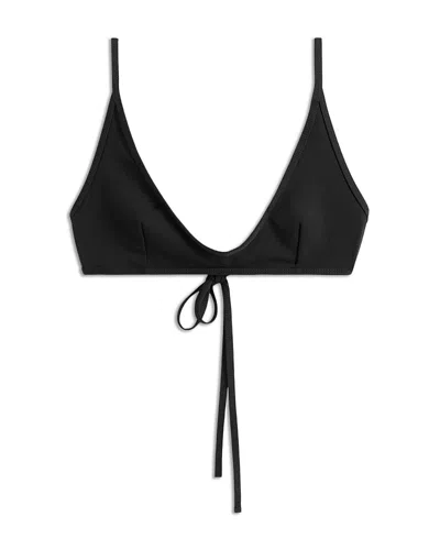 Totême Scoop Bikini Top In Black