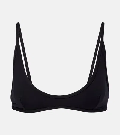 Totême Scoop Bikini Top In Black