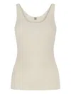 Totême Scoop-neck Tank Top In Neutral