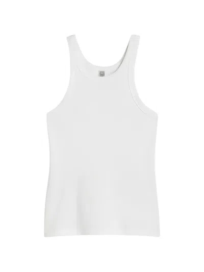 Totême Scoop-neck Tank Top In White