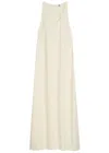Totême Toteme Scoop-neck Woven Midi Dress