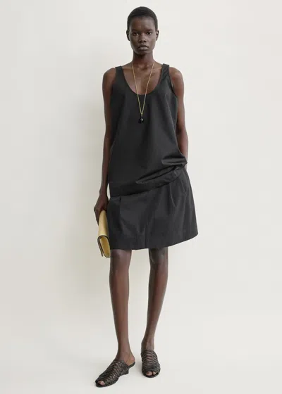 Totême Scoop Poplin Tank Black