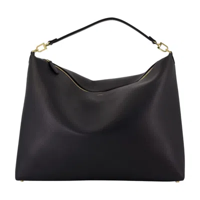 Totême Toteme Scoop Shopper Bag In Black