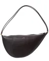 Totême Toteme Scooped Leather Shoulder Bag In Black