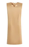 Totême Toteme Sculpted Satin Dress In Neutral