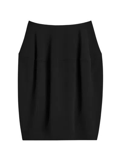 Totême Sculptural Skirt Black In Blue