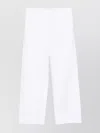 Totême Toteme Trousers With Stitching Detail In White