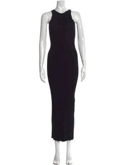 Pre-owned Totême Seamless Rib Tank Dress Long Dress In Black