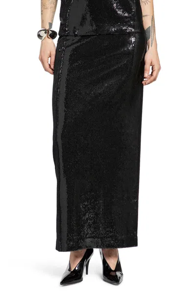 Totême Sequin Skirt In Black