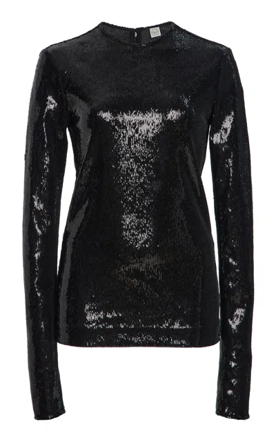 TOTÊME TOTEME SEQUINED TOP