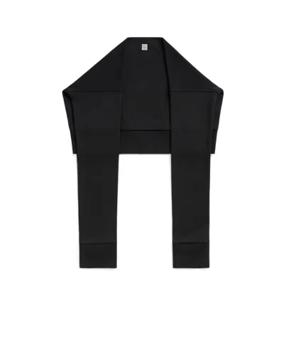 Totême Shawl-style Scarf In Black