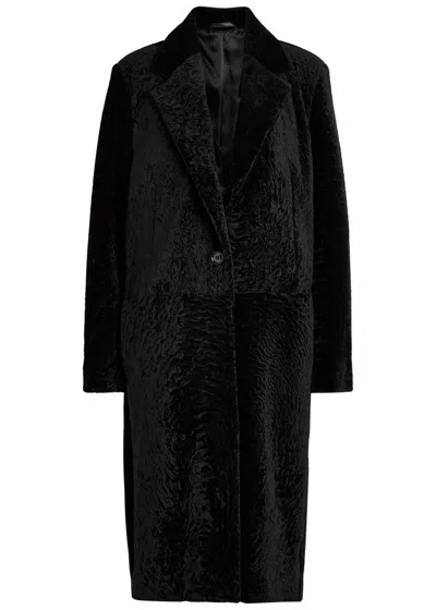 Totême Toteme Shearling Coat In Black
