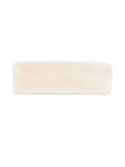 Totême Shearling Headband In Sand