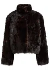 Totême Toteme Shearling Jacket In Brown
