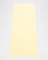 Totême Sheer Knit Maxi Skirt In Yellow