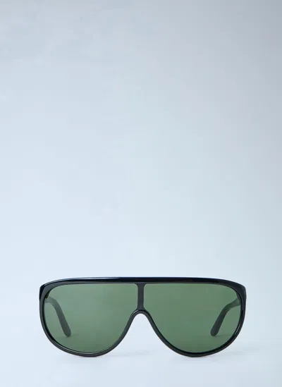 Totême Shield Aviator Sunglasses In Green