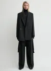 Totême Shield Blazer Black In Black