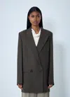 Totême Shield Blazer In Brown
